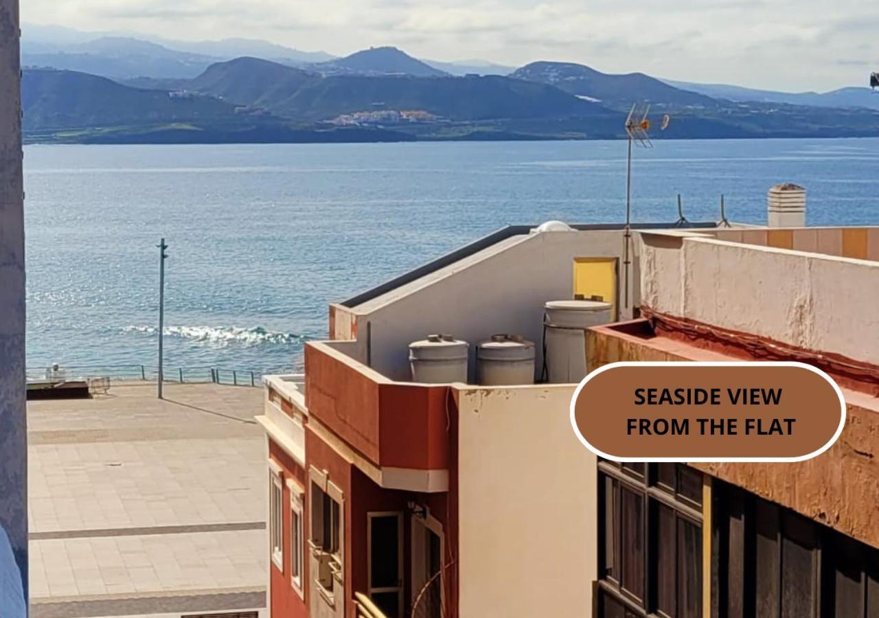 Casita Canaria Playa Beachfront Access & Lateral Ocean View With Terrace Las Palmas de Gran Canaria Luaran gambar