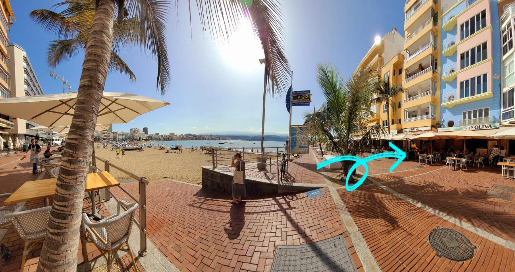 Casita Canaria Playa Beachfront Access & Lateral Ocean View With Terrace Las Palmas de Gran Canaria Luaran gambar